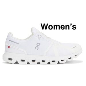 On Running Cloud 6 unique color, White / White athletic Sneakers ☠️Original box